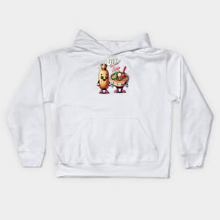 Tamale & Menudo Friends | Funny Retro Kids Hoodie